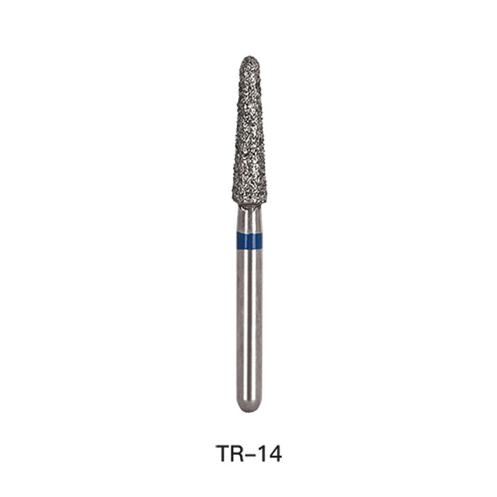 Diamond Bur TR Series Full Size Round End Cone 5pcs/Pack