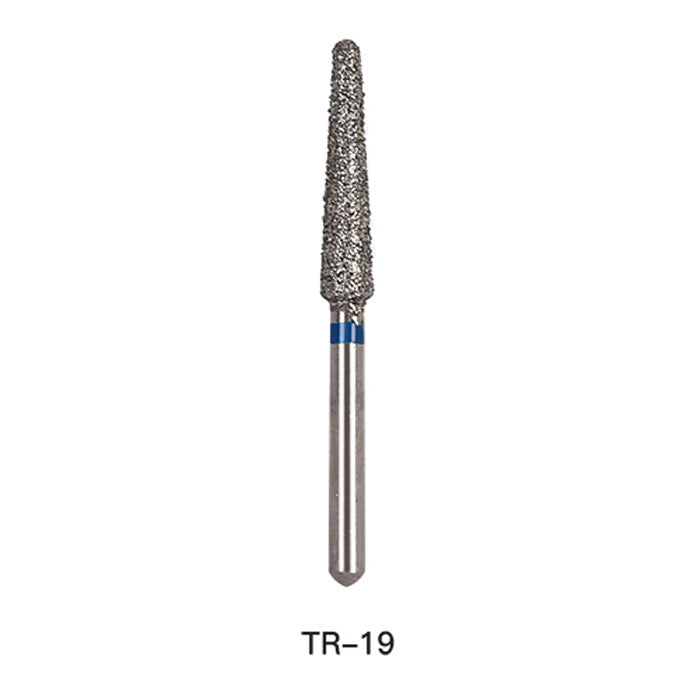 Diamond Bur TR Series Full Size Round End Cone 5pcs/Pack