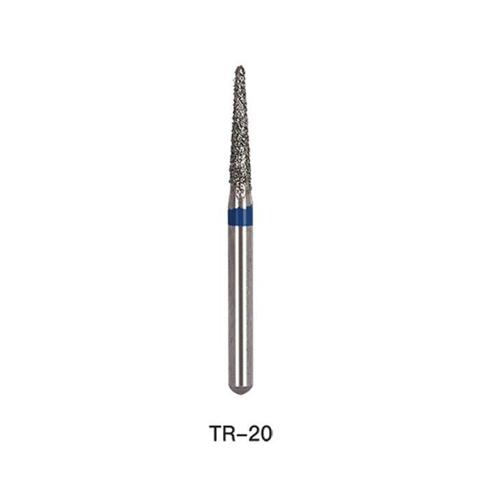 Diamond Bur TR Series Full Size Round End Cone 5pcs/Pack