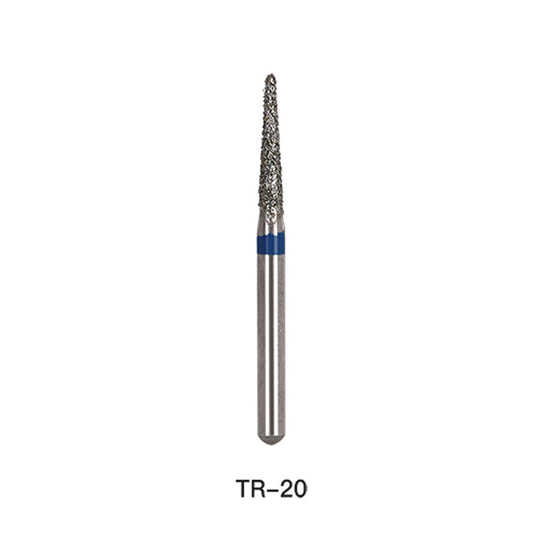 Diamond Bur TR Series Full Size Round End Cone 5pcs/Pack