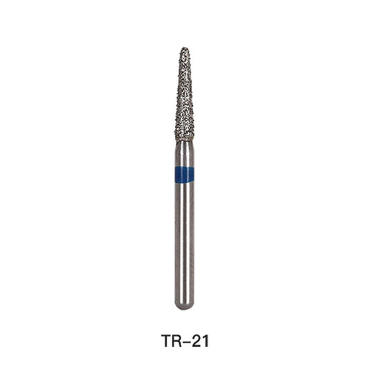 Diamond Bur TR Series Full Size Round End Cone 5pcs/Pack