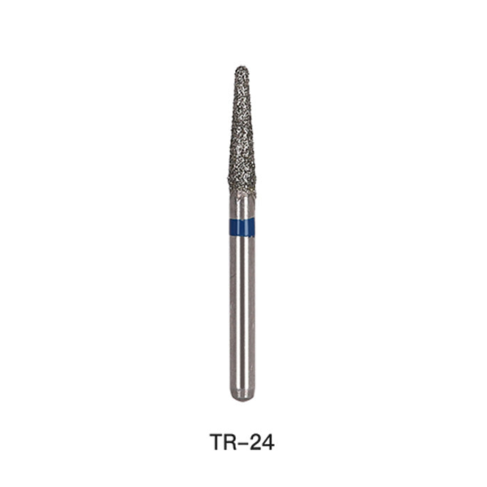 Diamond Bur TR Series Full Size Round End Cone 5pcs/Pack