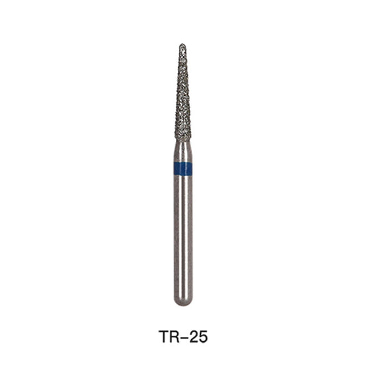 Diamond Bur TR Series Full Size Round End Cone 5pcs/Pack