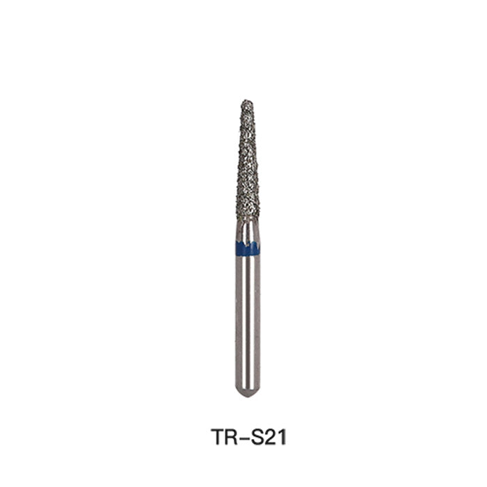 Diamond Bur TR Series Full Size Round End Cone 5pcs/Pack