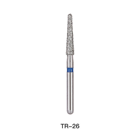 Diamond Bur TR Series Full Size Round End Cone 5pcs/Pack