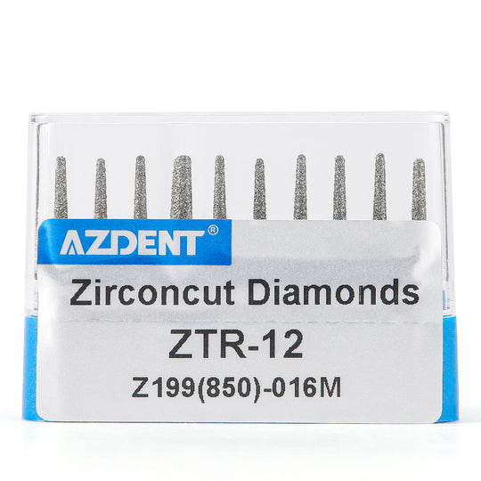 Dental Diamond Burs FG Cutting Zirconia Ceramic Round End Taper