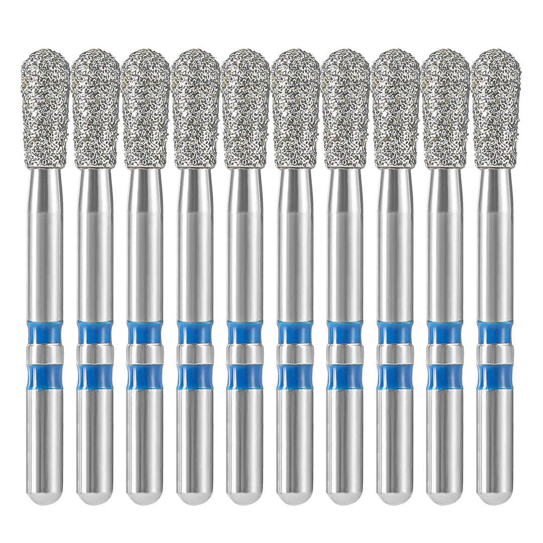 Dental Diamond Burs FG Cutting Zirconia Ceramic Round End