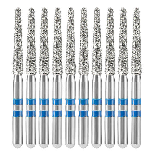 Dental Diamond Burs FG Cutting Zirconia Ceramic Round End Taper