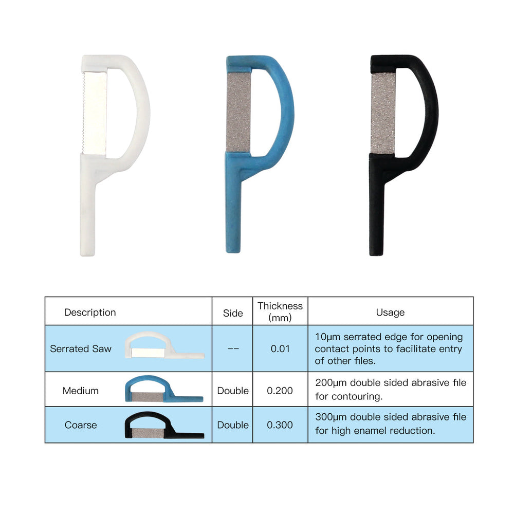 Dental Orthodontic Interproximal Enamel Reduction Automatic Strip