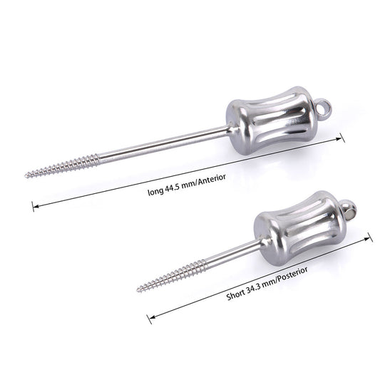 Dental Mini Manual Extractor Apical Root Fragments Drill Short & Long 2 pcs/Bag