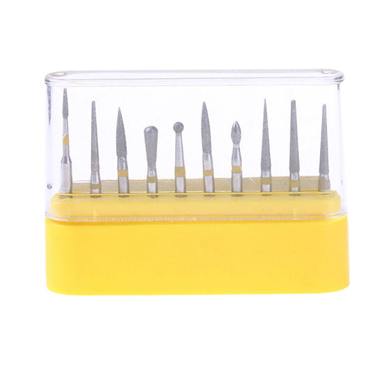 Dental Diamond Bur FG-105 Ceramics/Composite Polishing Kit 10pcs/Kit