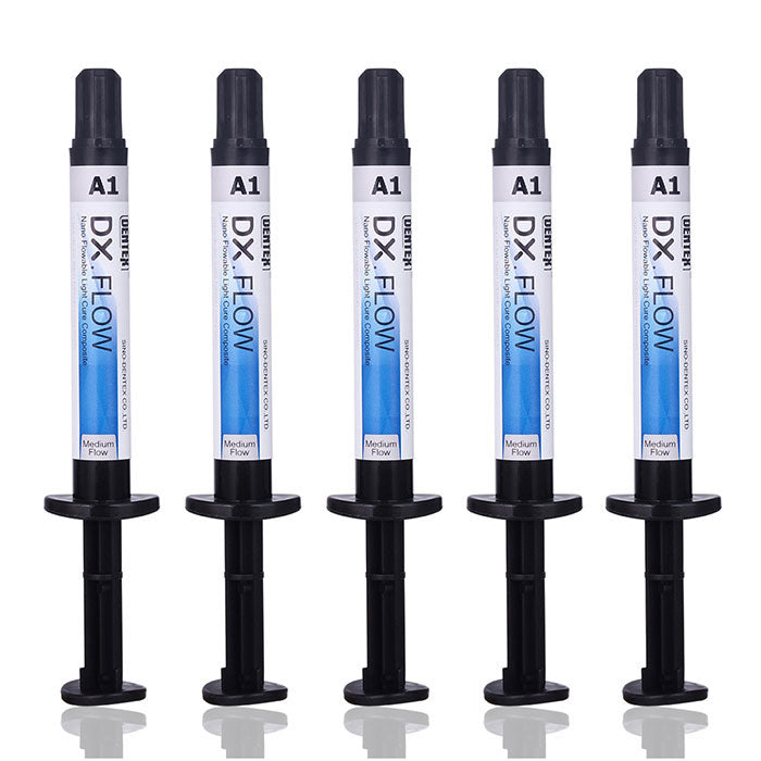 Dental Flowable Light Cure Composite Medium Flow A1/A2/A3 Syringe