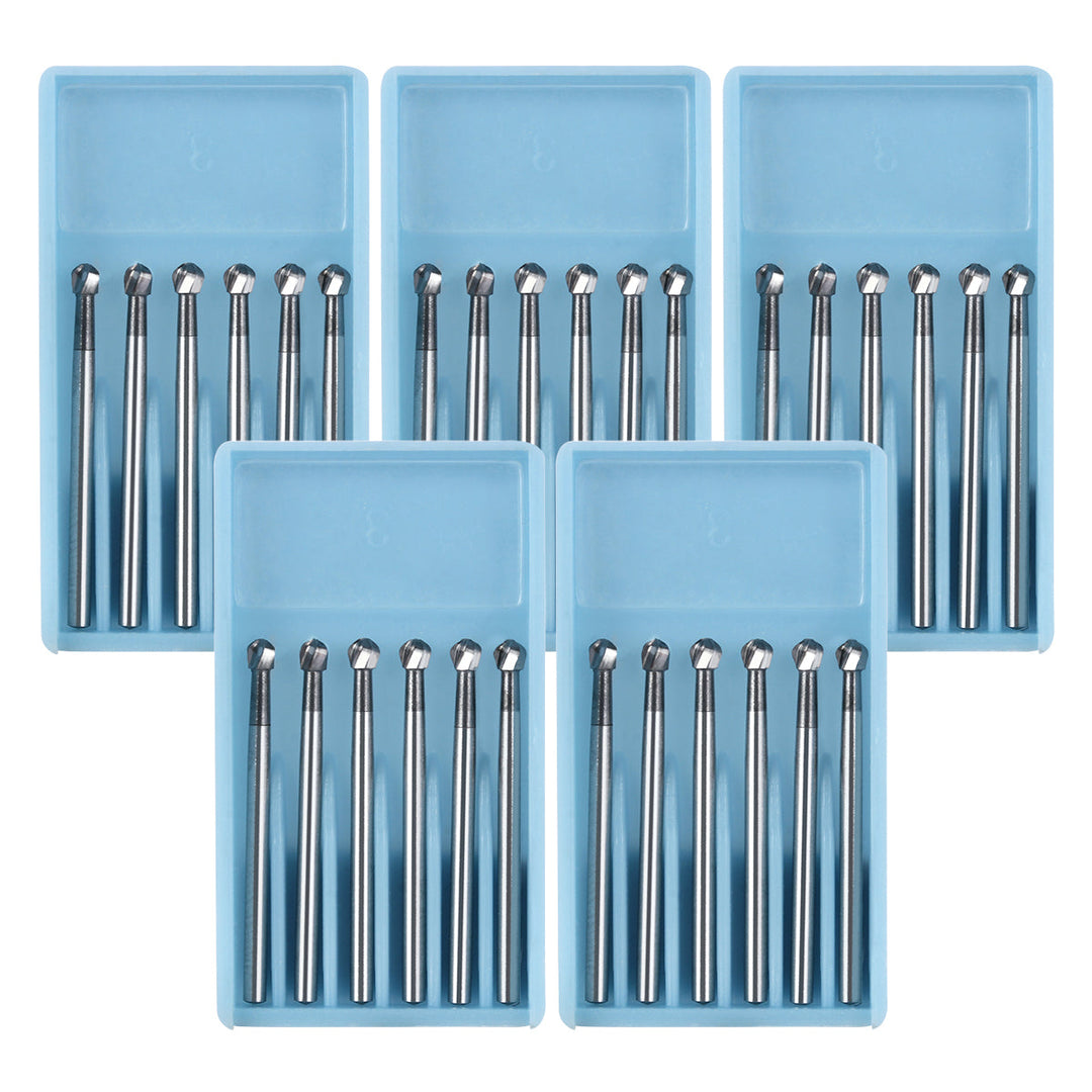 Dental FG #8 SL Surgical Length Round 25mm Carbide Burs 6pcs/Box