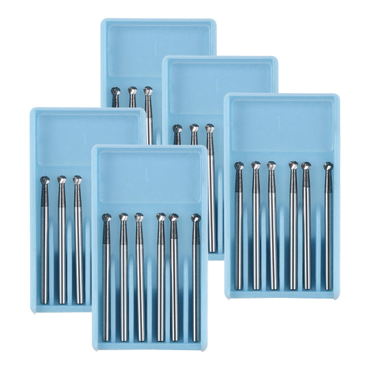 Dental FG #6 SL Surgical Length Round 25mm Carbide Burs 6pcs/Box