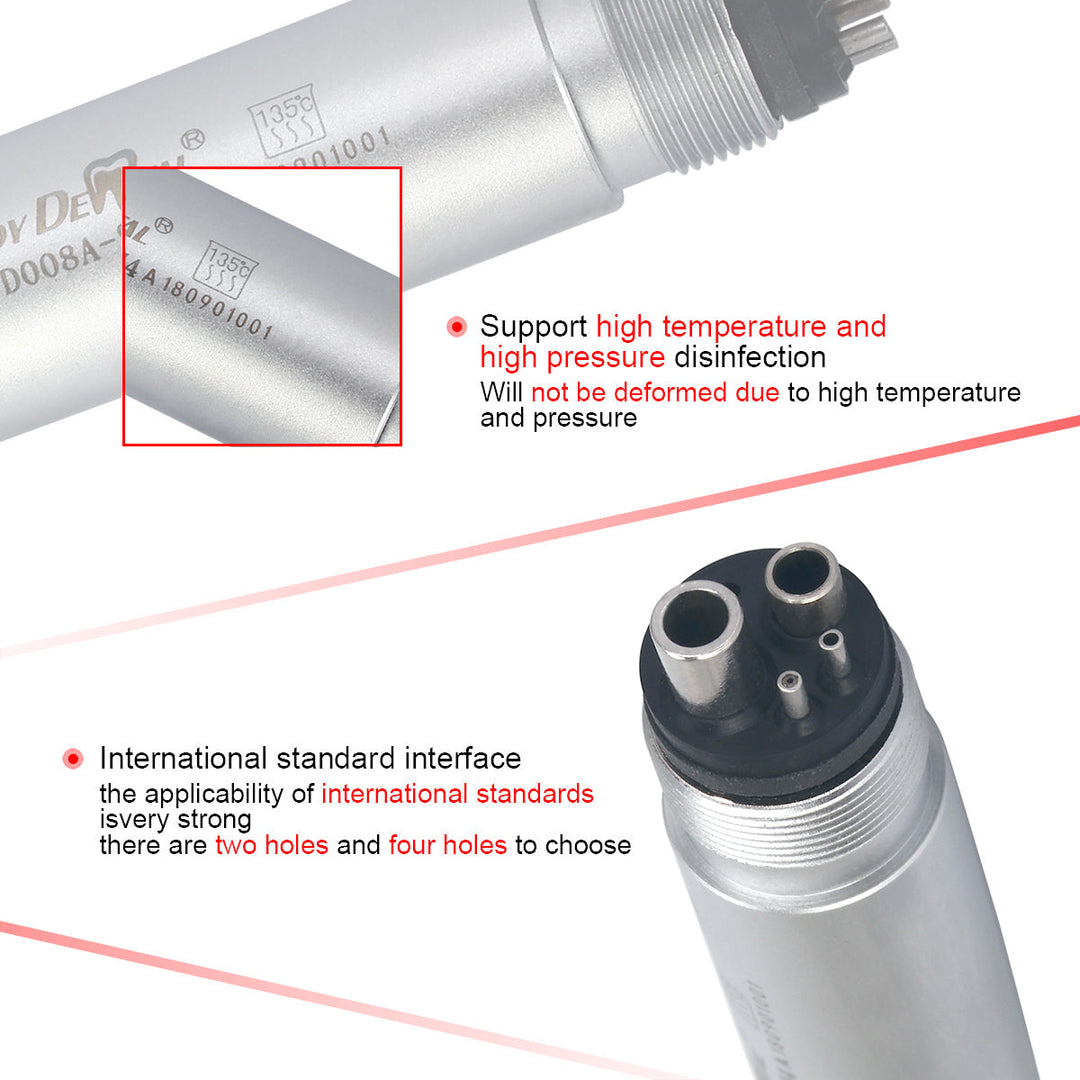 Dental E-generator Integrated LED High Speed Handpiece 4 Hole