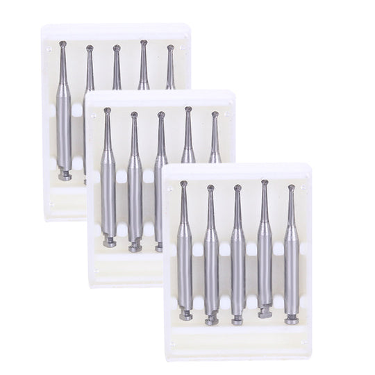 Dental RA #3 Round Carbide Bur for Slow Speed Latch 1.2mm 5pcs/Box