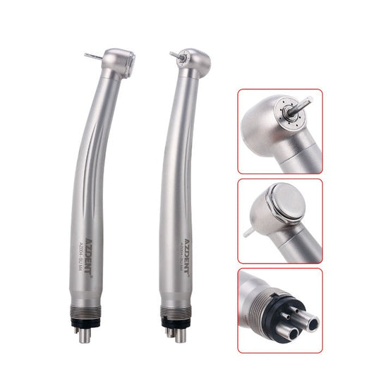 Push Button High Speed Handpiece Ceramic Four Way Spray Clean Head