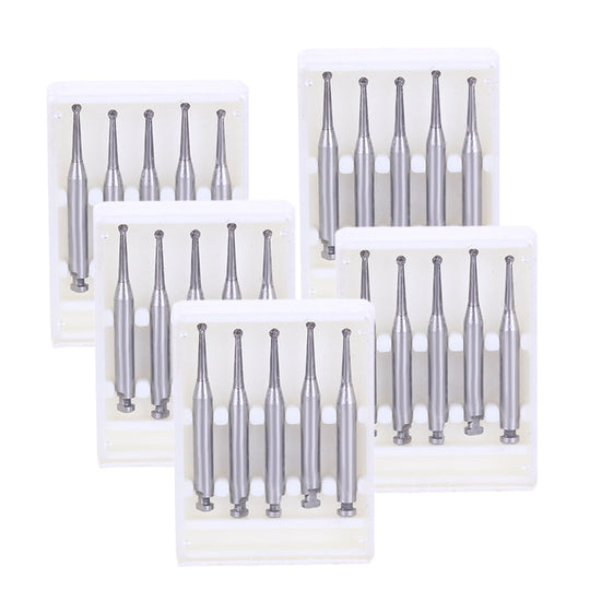 Dental RA #3 Round Carbide Bur for Slow Speed Latch 1.2mm 5pcs/Box