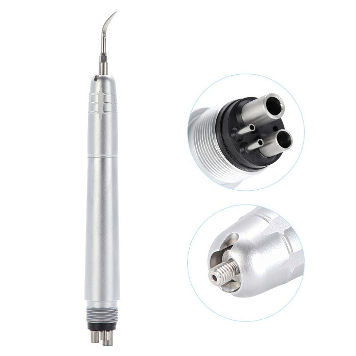 Dental Air Scaler Handpiece 2/4 Holes With 3 Scaler Tips