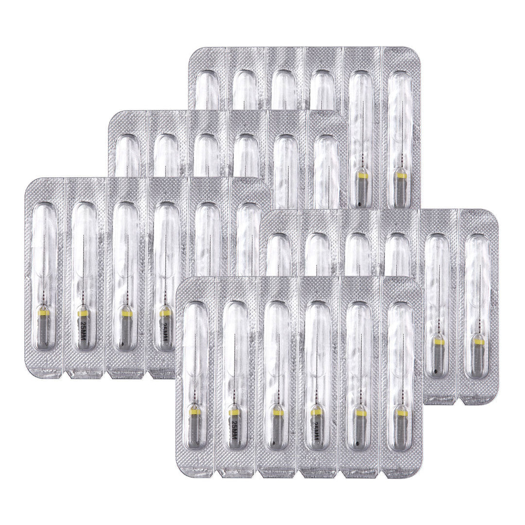 Dental C Files Hand Use Stainless Steel 25mm #8 6pcs/Pack