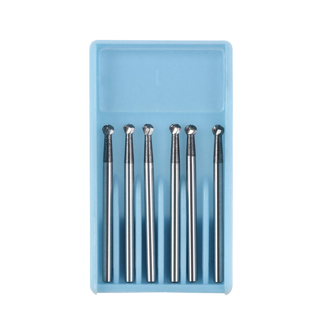 Dental FG #6 SL Surgical Length Round 25mm Carbide Burs 6pcs/Box