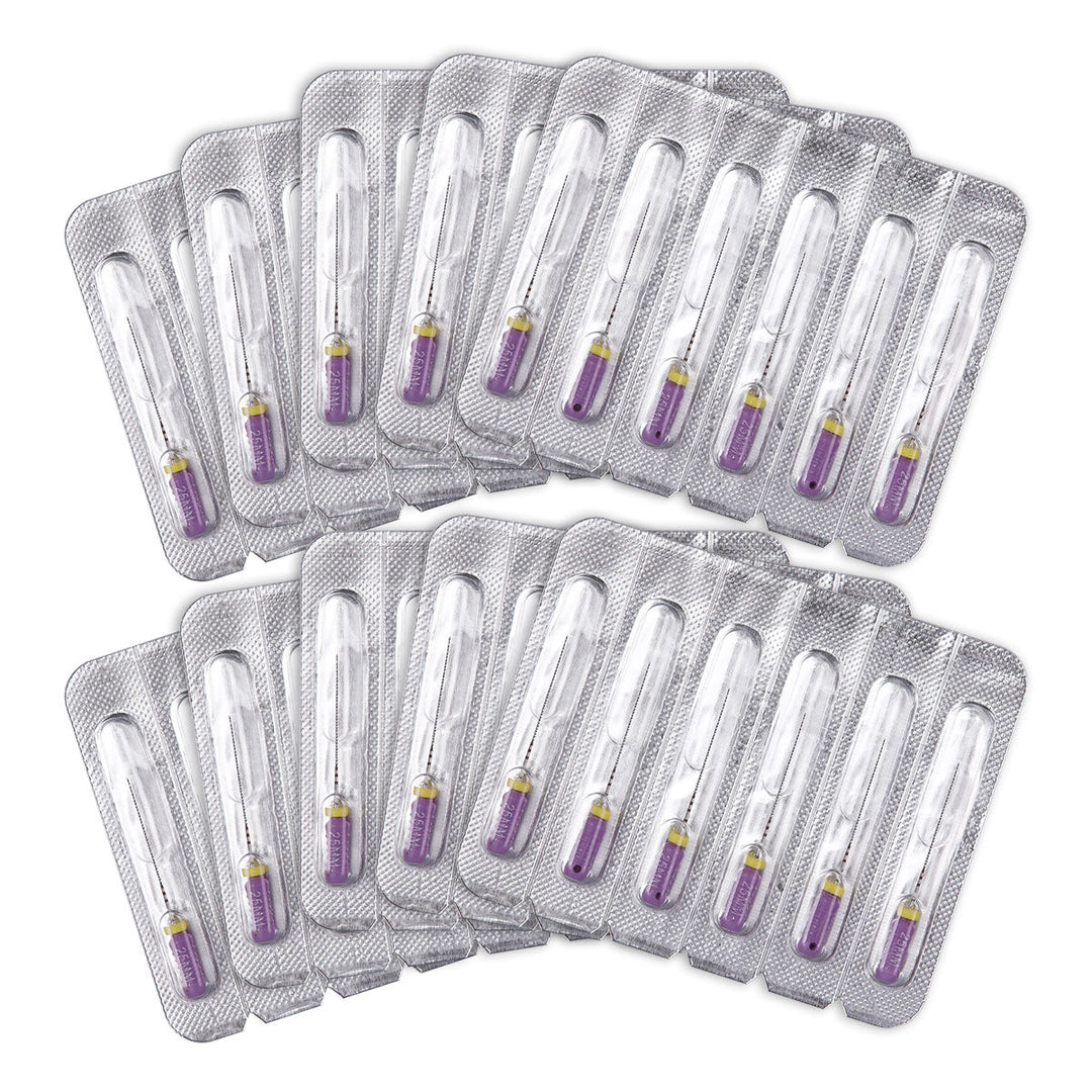 Dental C Files Hand Use Stainless Steel 25mm #10 6pcs/Pack