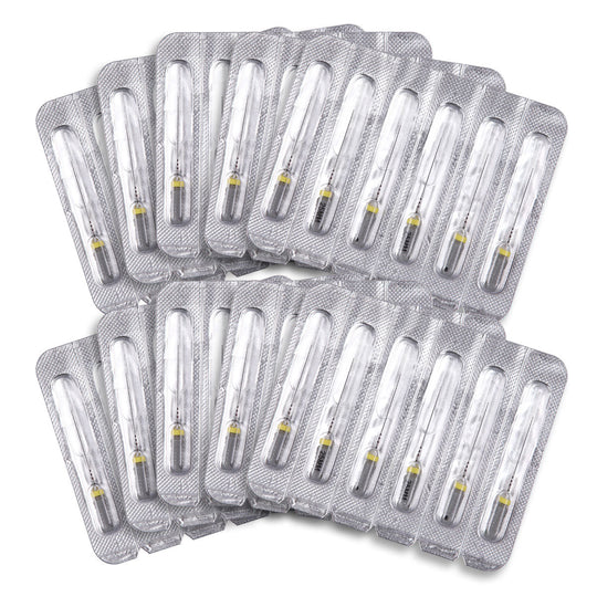 Dental C Files Hand Use Stainless Steel 25mm #8 6pcs/Pack