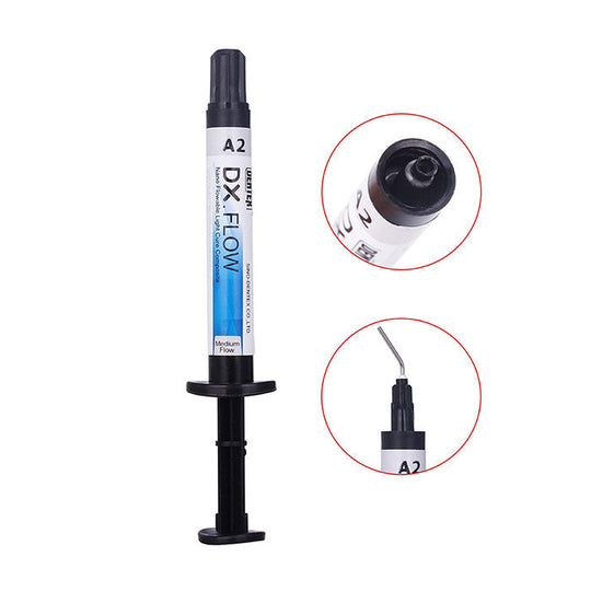 Dental Flowable Light Cure Composite Medium Flow A1/A2/A3 Syringe