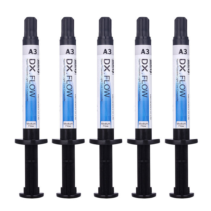 Dental Flowable Light Cure Composite Medium Flow A1/A2/A3 Syringe