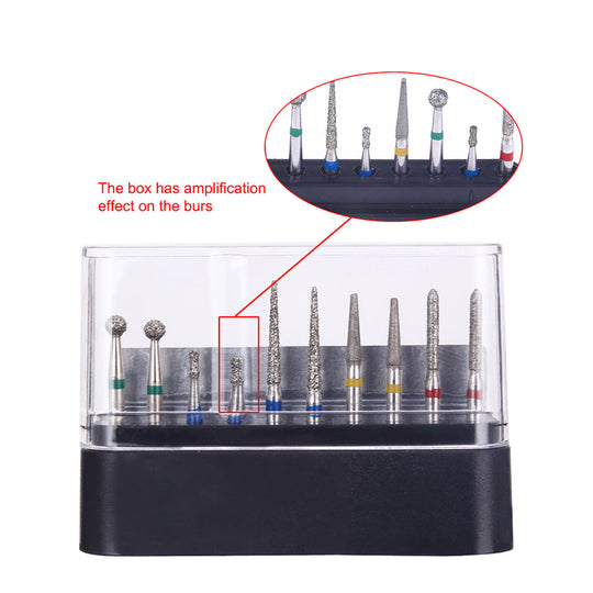 Dental Diamond Bur FG-110 Prepartion Repair Kit 10pcs/Kit