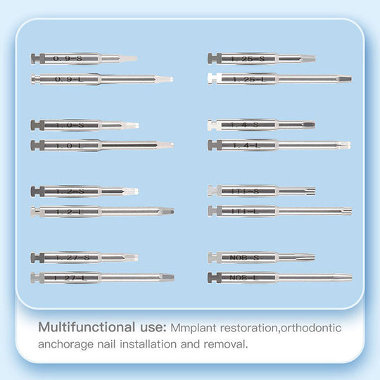 Dental Electric Wireless Torque Driver Universal Implant Torque Wrench 16pcs Drivers 10-50Ncm 360° Rotating