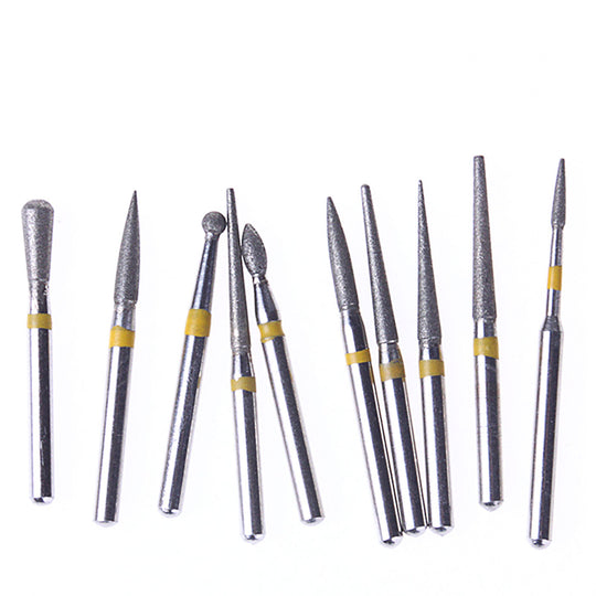 Dental Diamond Bur FG-105 Ceramics/Composite Polishing Kit 10pcs/Kit