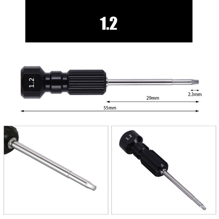 Dental Implant Screw Driver Manual Use 1.2 Black