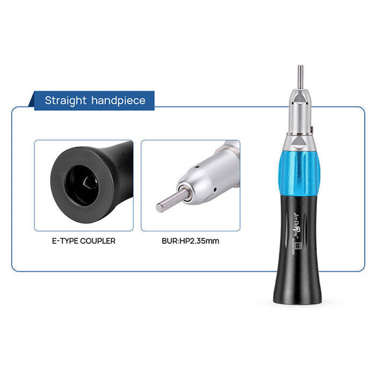 Dental Color High and Low Speed Handpiece Kit 2/4 Holes Black