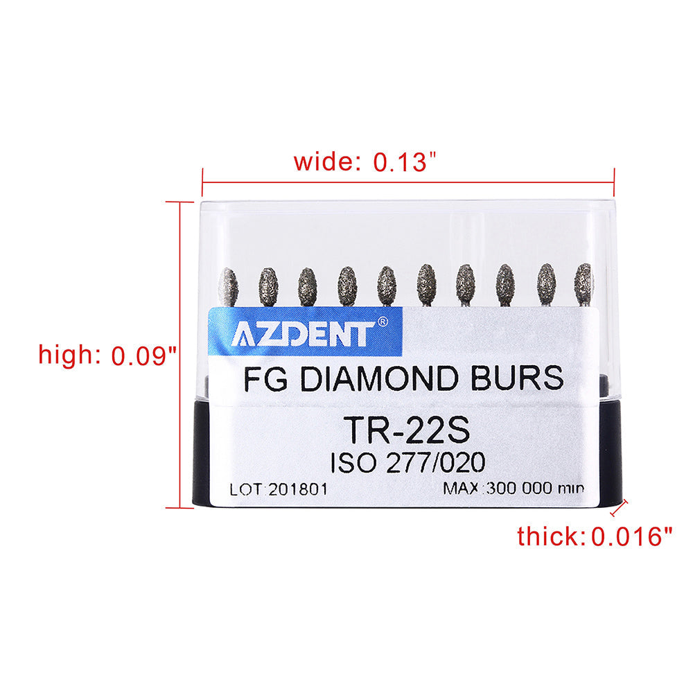 FG Diamond Burs TR-22S 10pcs/Box