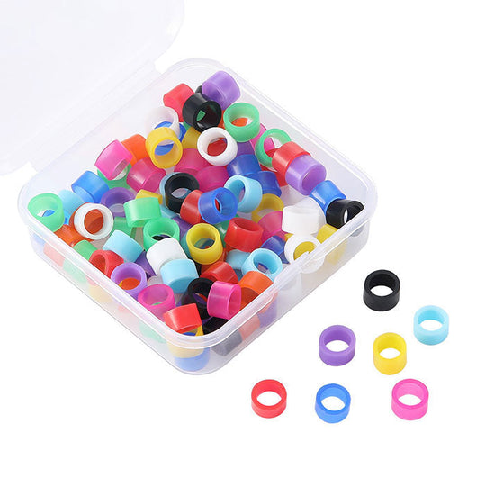 Dental Color Code Rings Universal Silicone Autoclavable 10 Colors 100pcs/Box