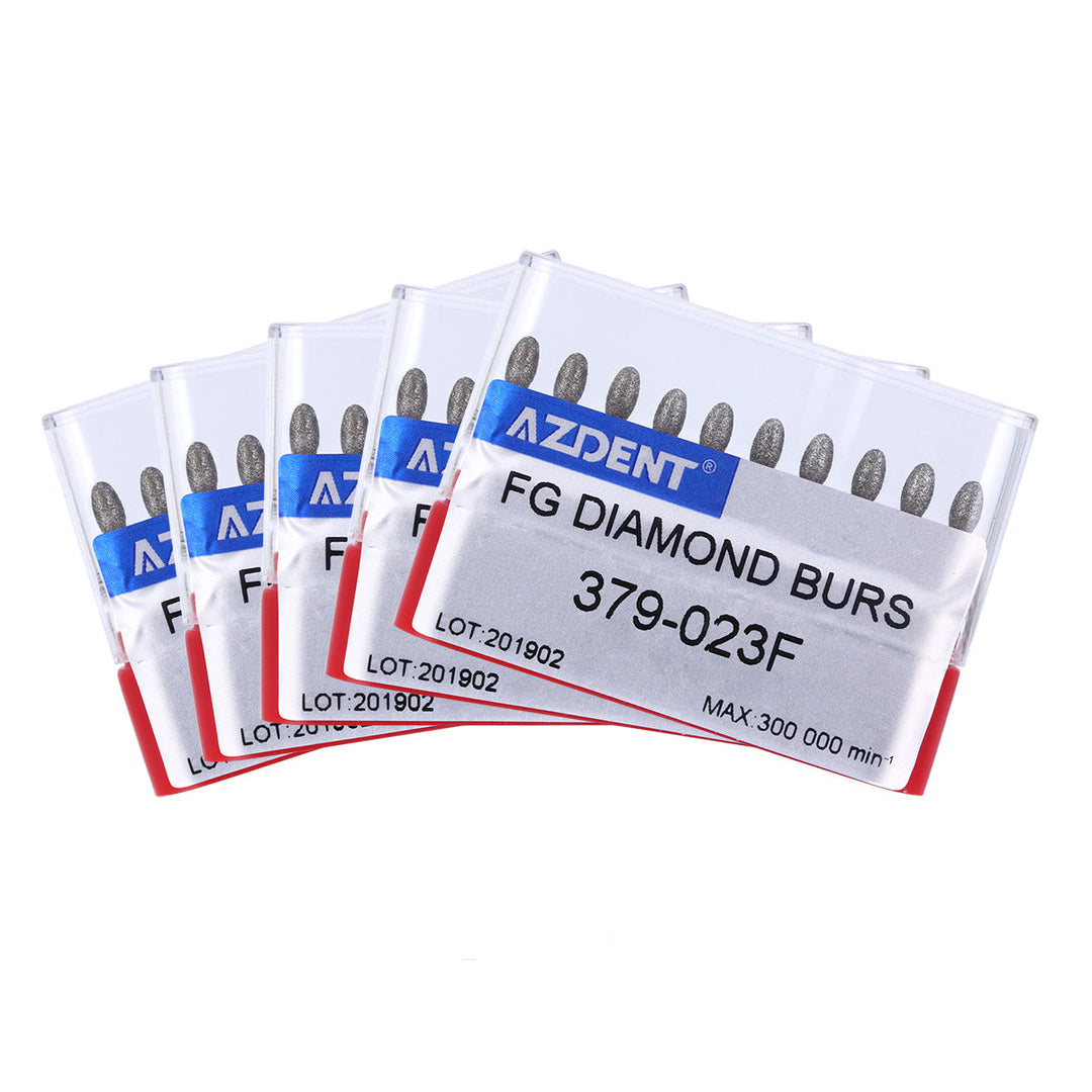 Diamond Bur FG 379-023F Football Red 10pcs/Kit