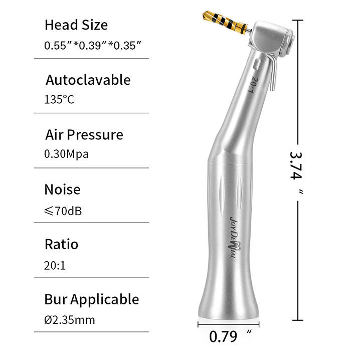 Dental Implant Reduction 20:1 Low Speed Handpiece Push Button