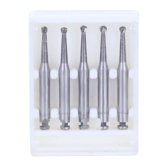 Dental RA #5 Round Carbide Bur for Slow Speed Latch 1.6mm 5pcs/Box