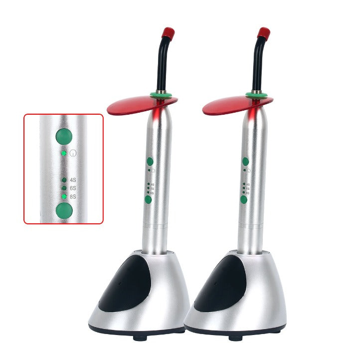 Dental LED Curing Light Cordless 3 Modes High Power 2700mW/cm² Timer 4s/6s/8s