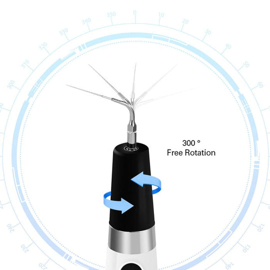 Dental Ultrasonic Activator Irrigator with 6 Tips Cordless Ultrasonic Operation 300° Rotation