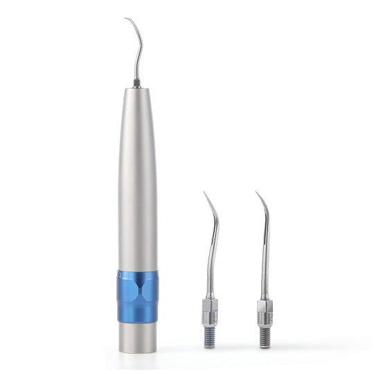 Dental Air Scaler Handpiece with Fiber Optic 3 Power Levels 3 Tips