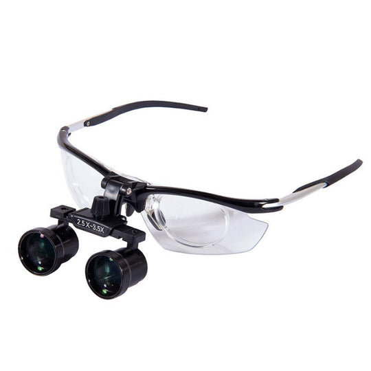 Dental Binocular Loupes Aluminum Variable Loupes 2.5X-3.5X