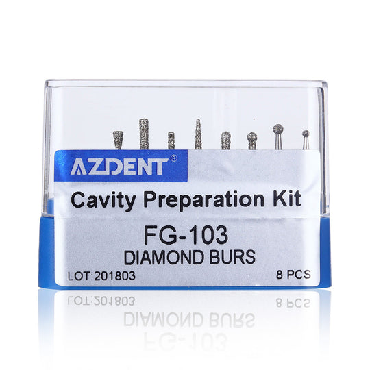 Dental Diamond Bur FG-103 Cavity Preparation Kit 8pcs/Kit