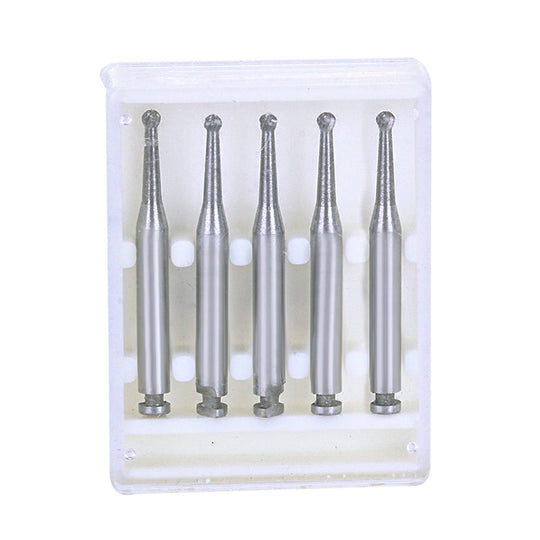 Dental RA #4 Round Carbide Bur for Slow Speed Latch 1.4mm 5pcs/Box