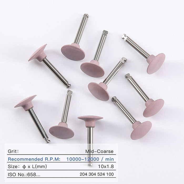 Dental Silicone Polishing Kit For Composite/ Natural Teeth/ Porcelain Finishing and Polishing 10pcs/Bag