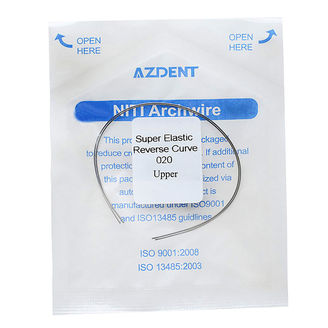 Archwire Niti Reverse Curve Round Full Size 2pcs/Pack