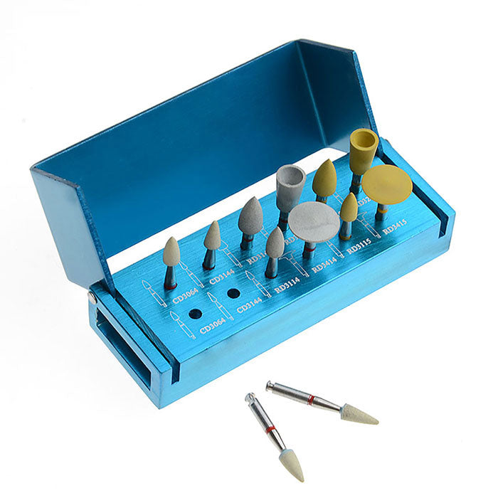 Dental Zirconia Polishing Kit for Low Speed Contra Angle RA3112 12pcs/Kit