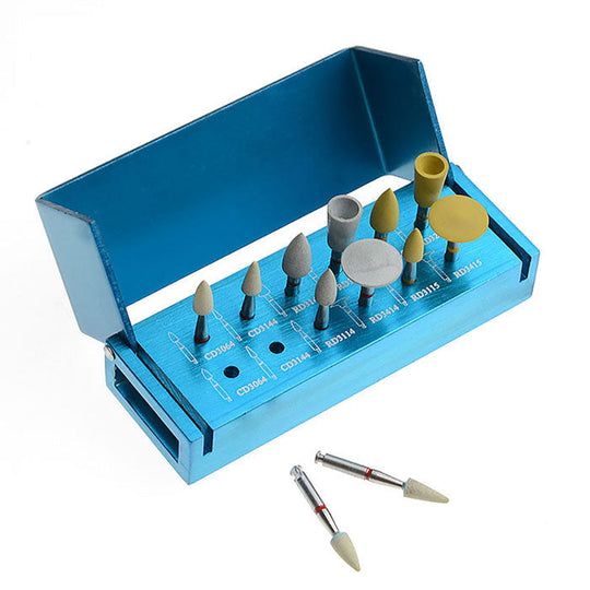 Dental Zirconia Polishing Kit for Low Speed Contra Angle RA3112 12pcs/Kit