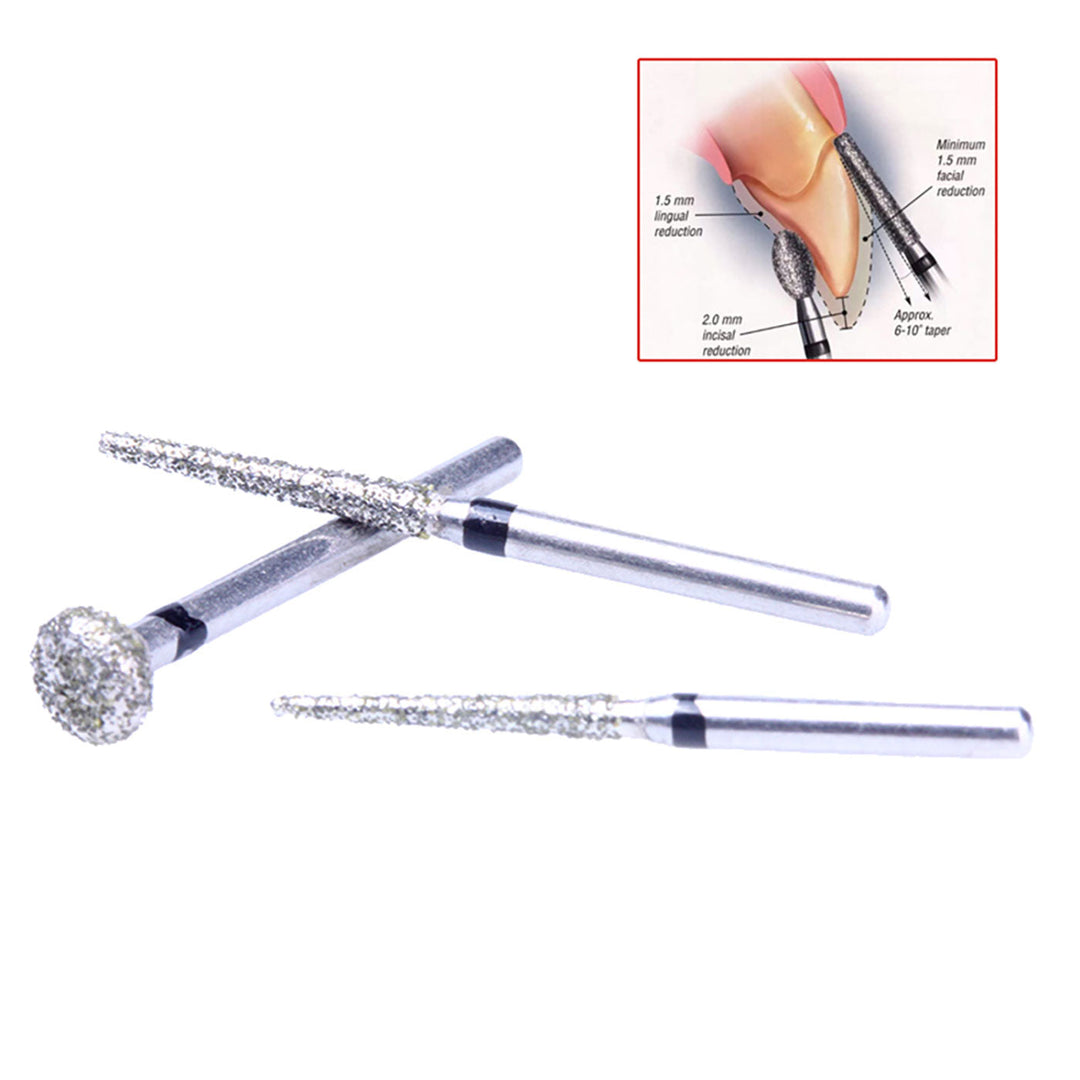 Dental Diamond Bur FG-109 Porcelain Preparation / Repair Kit 10pcs/Kit